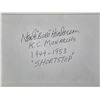 Image 1 : Baseball player Neale Henderson autograph note