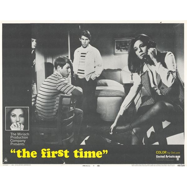 The First Time  1969 original vintage lobby card