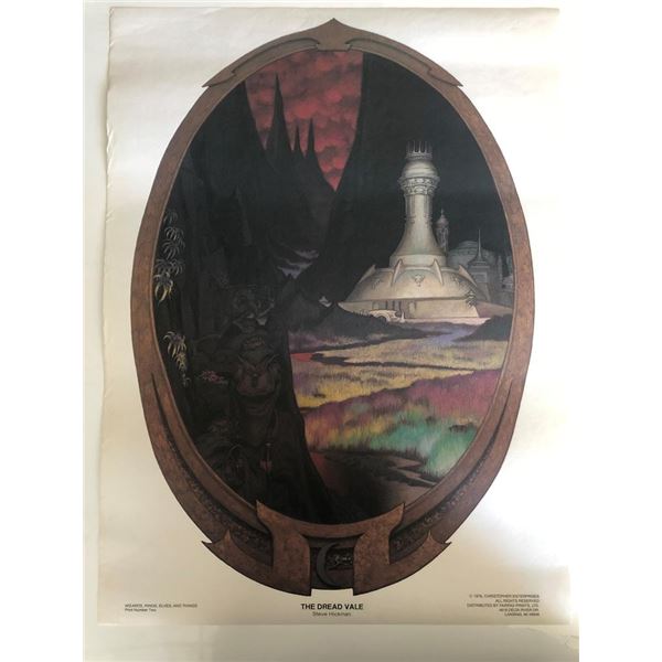 Steve Hickman - The Dread Vale - Original Vintage Art Print No. 2 - 1976