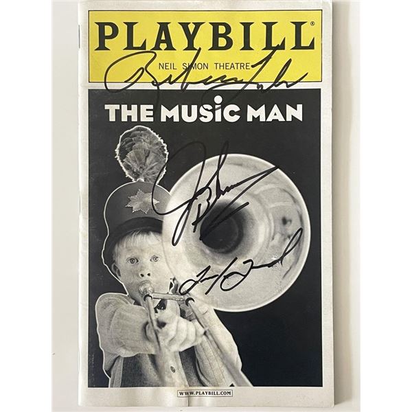 The Music Man Joel Blum and Rebecca Luker signed playbill