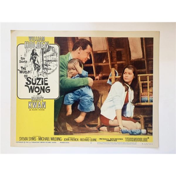 The World of Suzie Wong original 1965R vintage lobby card