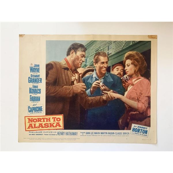 North to Alaska original 1960 vintage lobby card