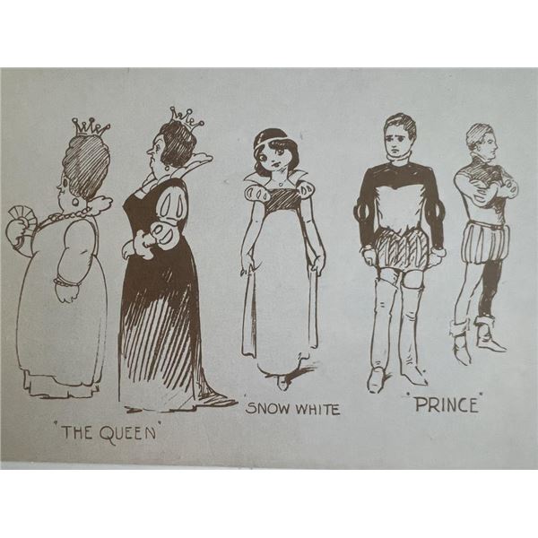 Snow White unsigned postcard