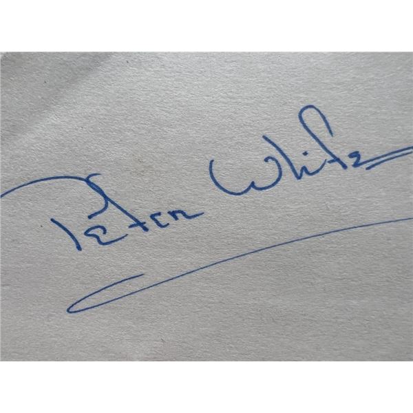 Peter White original signature