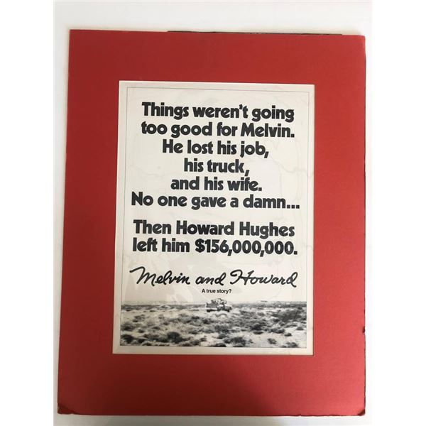 Melvin and Howard Movie Poster