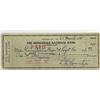 Image 1 : Former United States Chairman of the Joint Chiefs of Staff Lyman Lemnitzer signed check