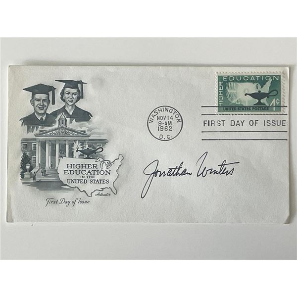 Comic actor Jonathan Winters signed cover