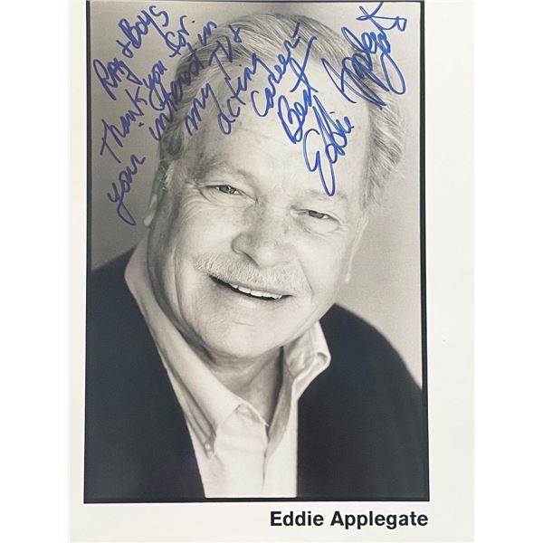 Eddie Applegate signed photo