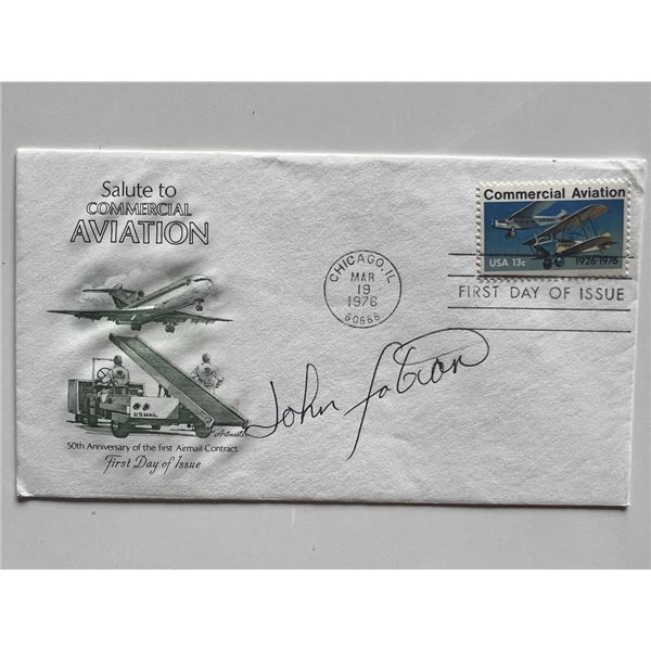 John Fabian signed first day cover