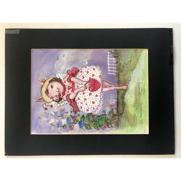 Fennetta the Pegasus All Heart Designs Original Art