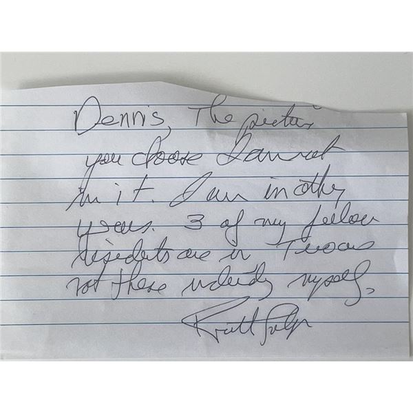 signed note