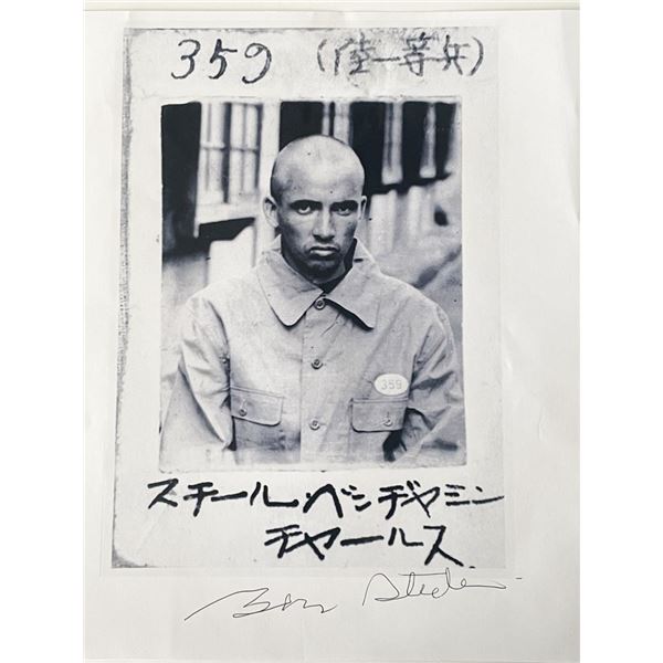 WW2 survivor Ben Steele signed photo