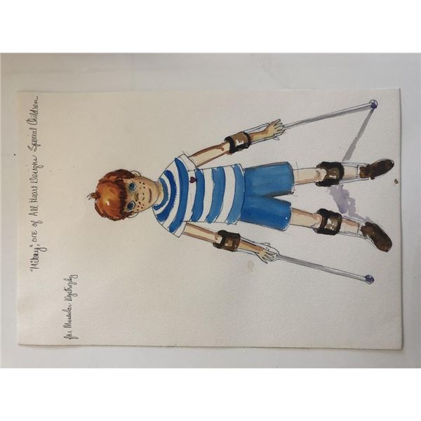 All Heart Designs Special Children Art - Mikey - For Muscular Dystrophy