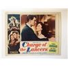 Image 1 : Charge of the Lancers original 1954 vintage lobby card