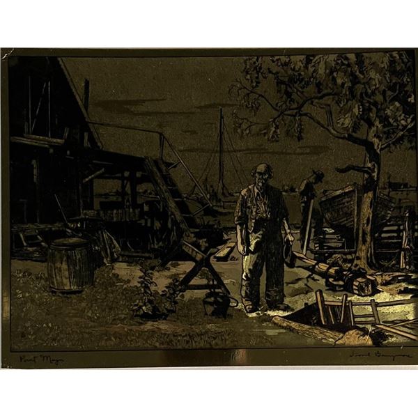 Lionel Barrymore print. 6x8 inches