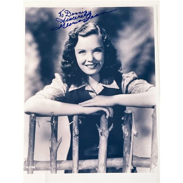 Never Give A Sucker Gloria Jean signed photo