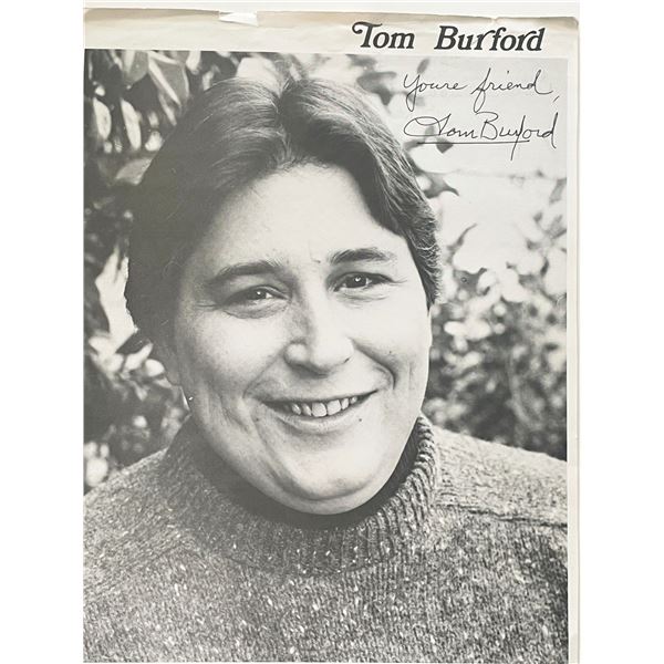 Tom Burford signed photo