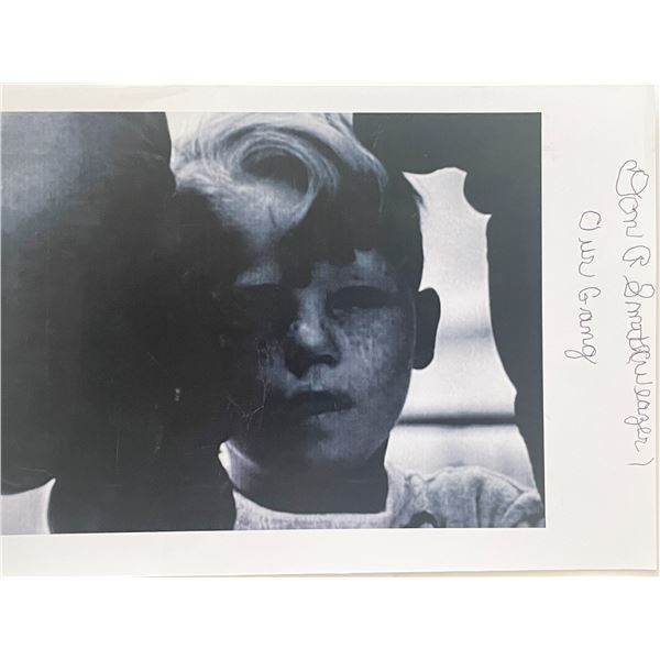 Our Gang signed photo