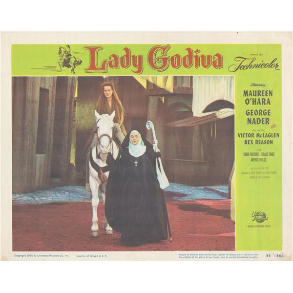 Lady Godiva  1955 original vintage lobby card