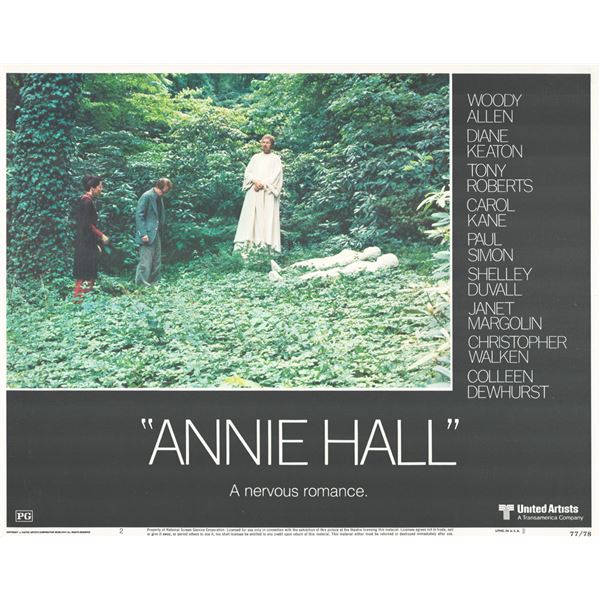 Annie Hall 1977 original vintage lobby card