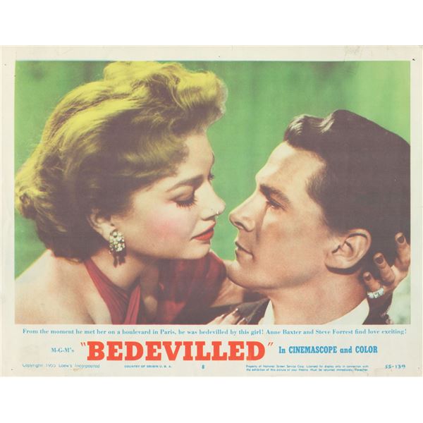 Bedevilled 1955 original vintage lobby card