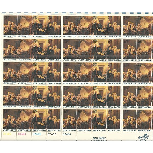Declaration of Independence: Hancock and Thomson Stamps
