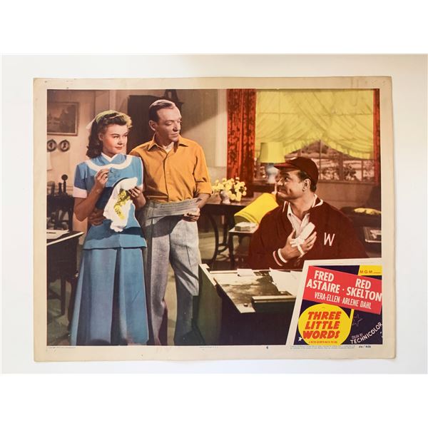 Three Little Words original 1950 vintage lobby card