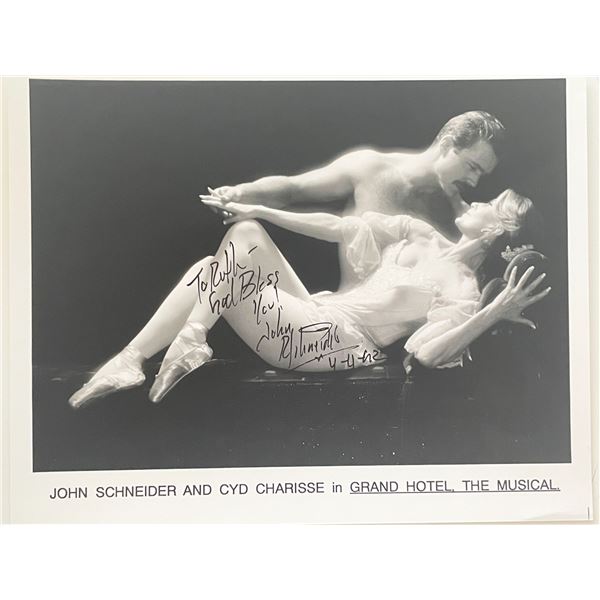 Grand Hotel John Schneider signed photo