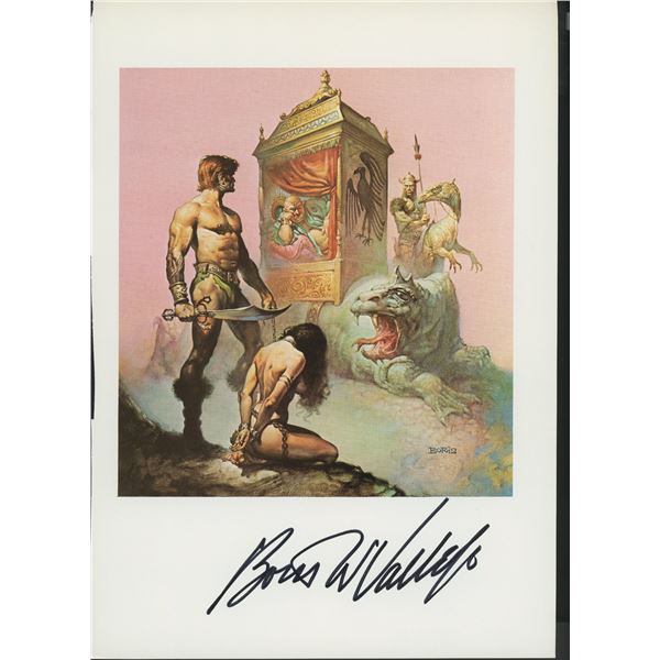 Boris Vallejo signed print