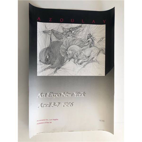 Azoulay Art Expo New York 1986 Poster