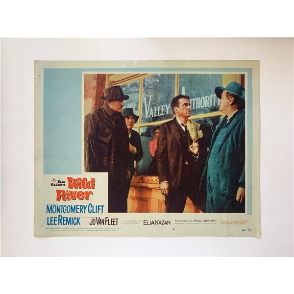 Wild River original 1960 vintage lobby card