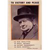 Image 1 : Winston Churchill photo card. 5x7 inches