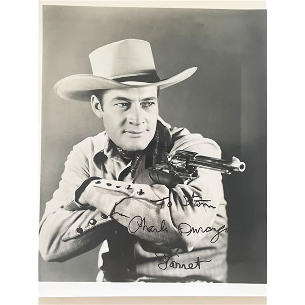 The Durango Kid Charles Starrett signed photo