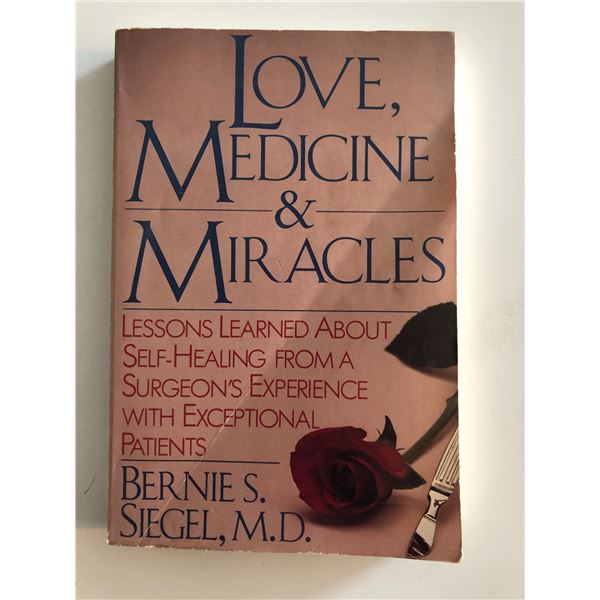 Love, Medicine & Miracles Hardcover Book - Bernie S. Siegel, M.D.