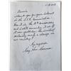 Image 1 : JFK assassination witness Mary Ann Moorman signed note