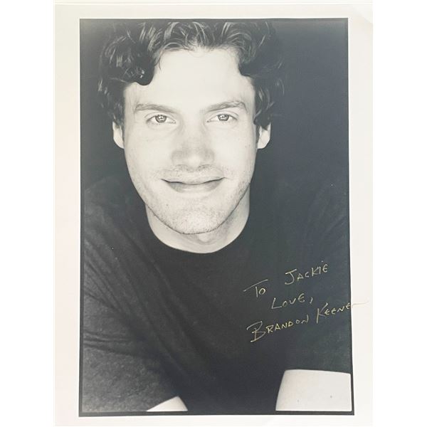 Author Brandon Keene signed photo