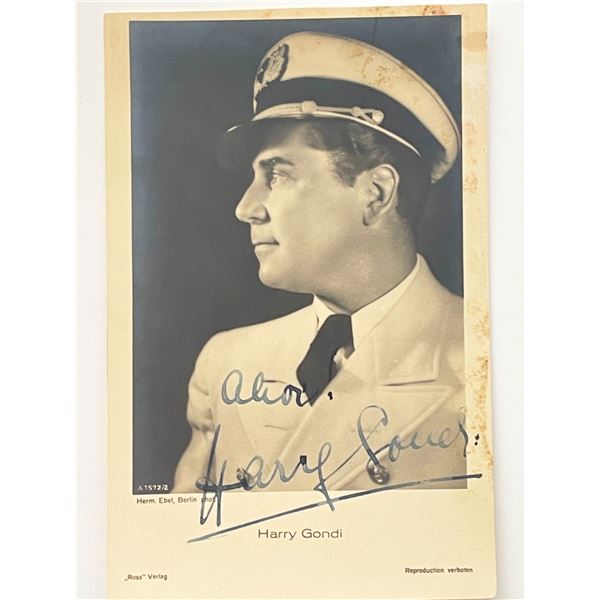 Harry Gondi signed photo