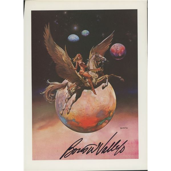 Golden Wings Boris Vallejo signed print