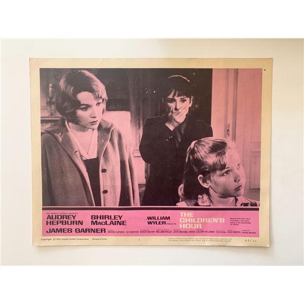 The Children's Hour original 1962 vintage lobby card