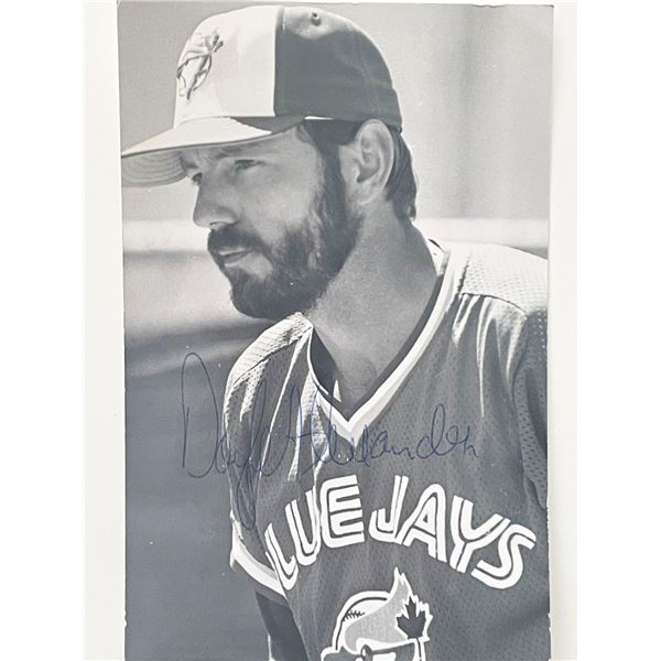 Doyle Alexander signed photo postcard