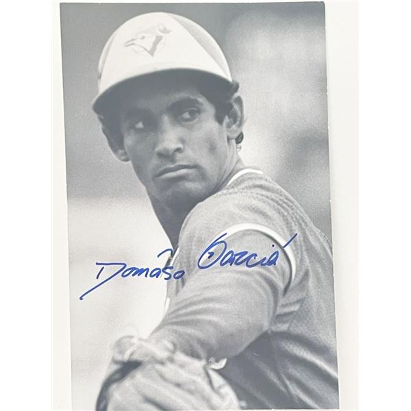Damaso Garcia signed photo post card