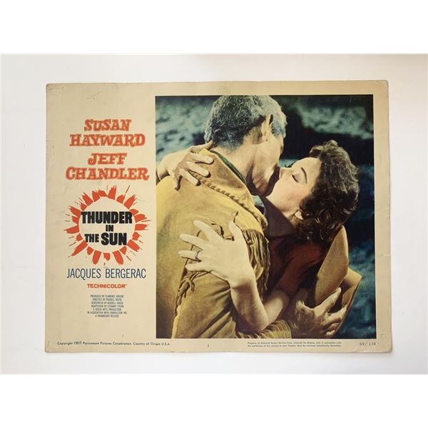 Thunder in the Sun original 1959 vintage lobby card