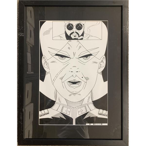 Original hand drawn sketch, unknown comic book artist