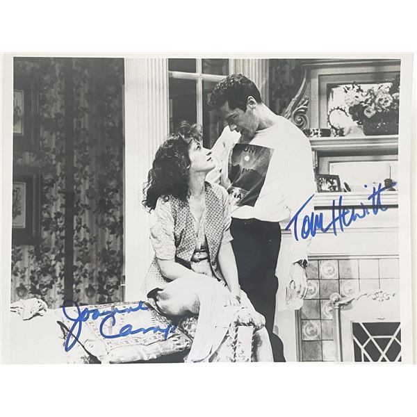 Joanne Camp and Tom Hewitt signed photo