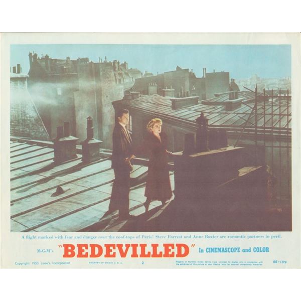 Bedevilled 1955 original vintage lobby card