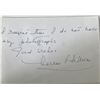 Image 1 : Tarzan actress Maureen O'Sullivan signed note