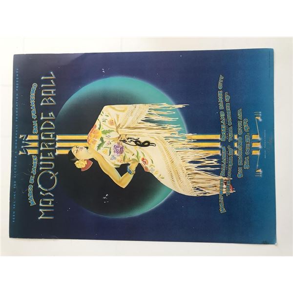 Margo St. James' San Francisco Masquerade Ball 1979 Poster