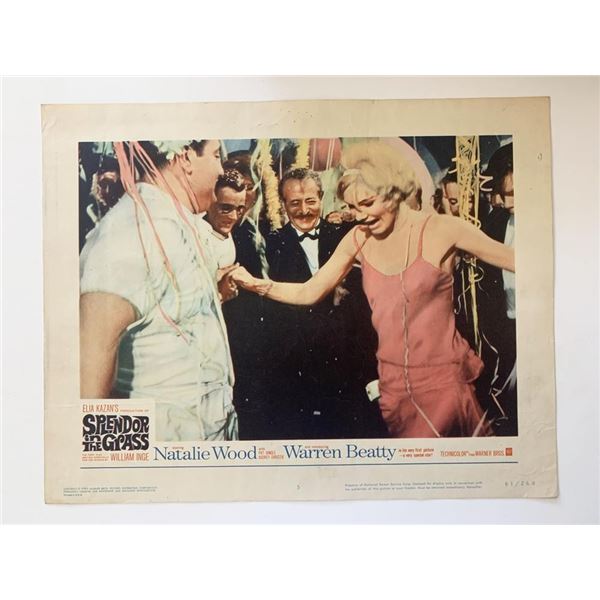 Splendor in the Grass original 1961 vintage lobby card