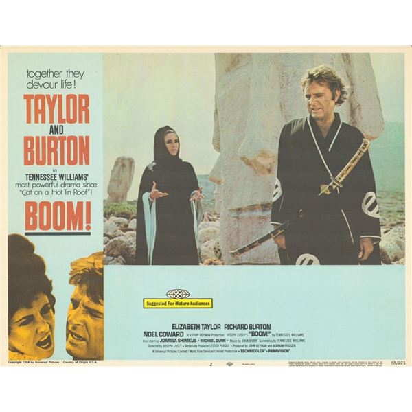 Boom!  1968 original vintage lobby card