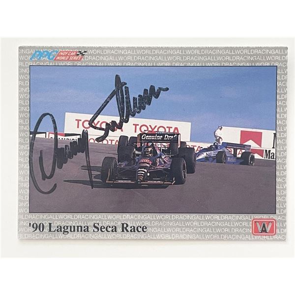 Racecar driver Danny Sullivan signed trading card